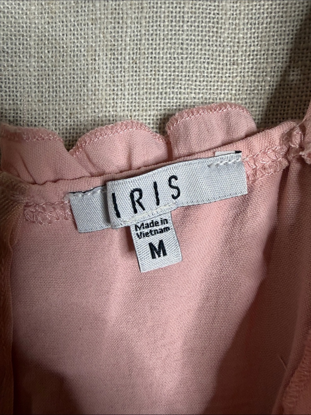 iris Pink Ruffle Chemise Slip - Picture 2 of 3